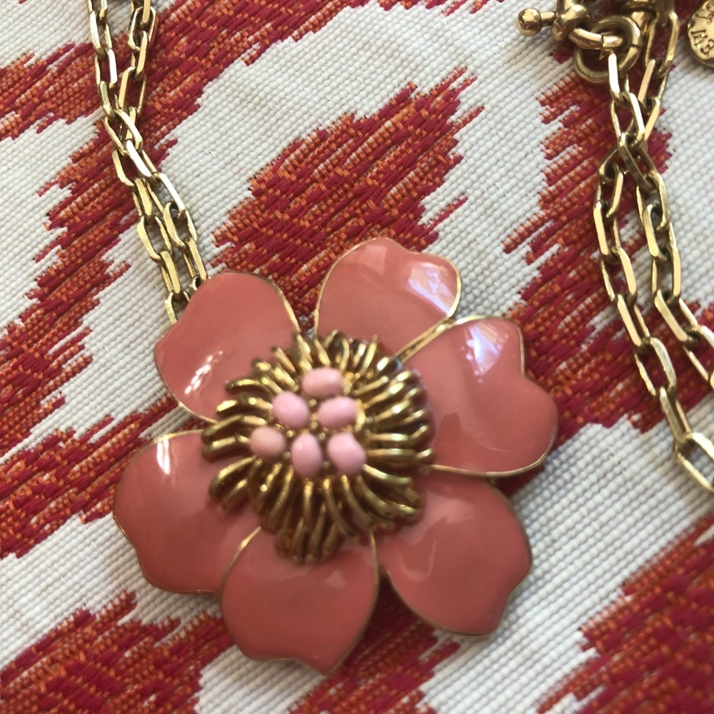 J Crew Floral Necklace - Picture 2 of 6